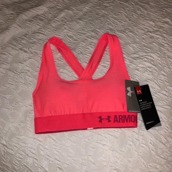 under armour push up sports bra